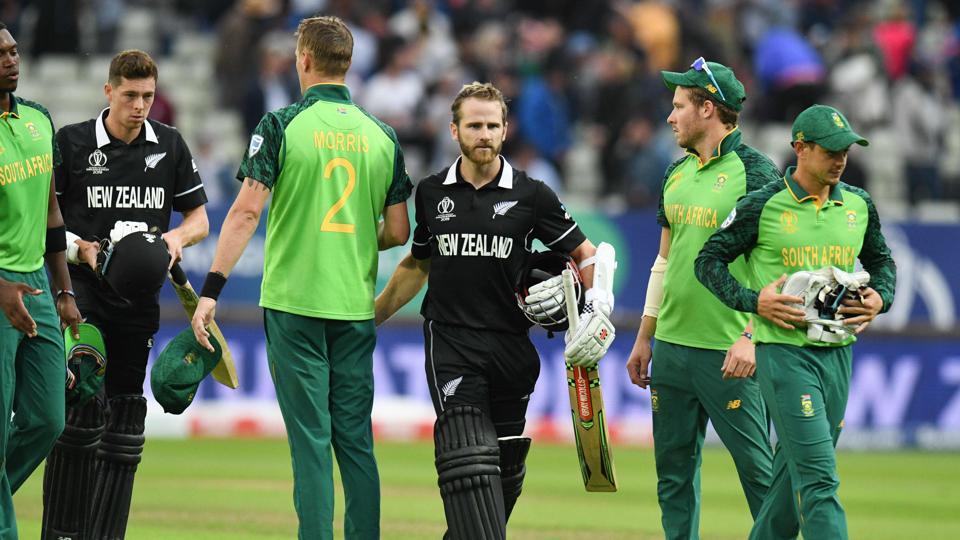New Zealand vs South Africa in the ICC World Cup 2019