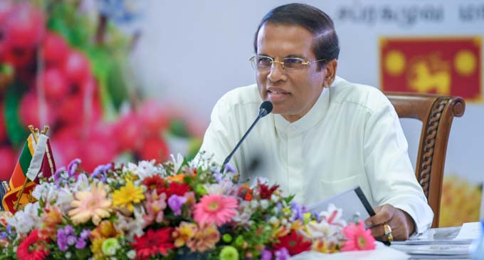 President Maithripala Sirisena 