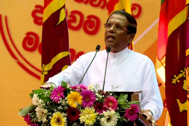 President  Maithripala Sirisena 